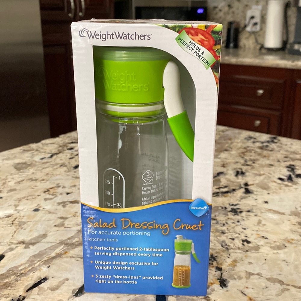 New in Box Weight Watchers Salad Dressing Cruet for accurate pouring